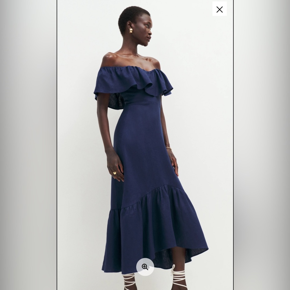 Reformation Baela linen dress